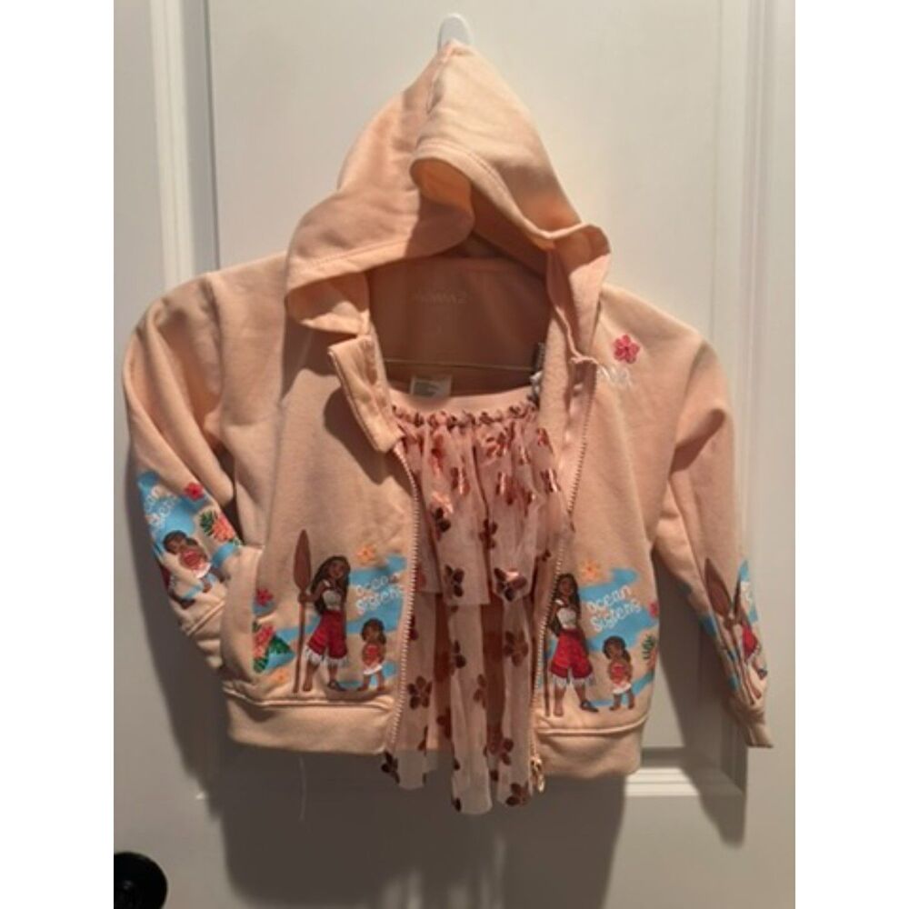 Disney Moana Two Piece Outfit - Jacket and Skirt Size 5
